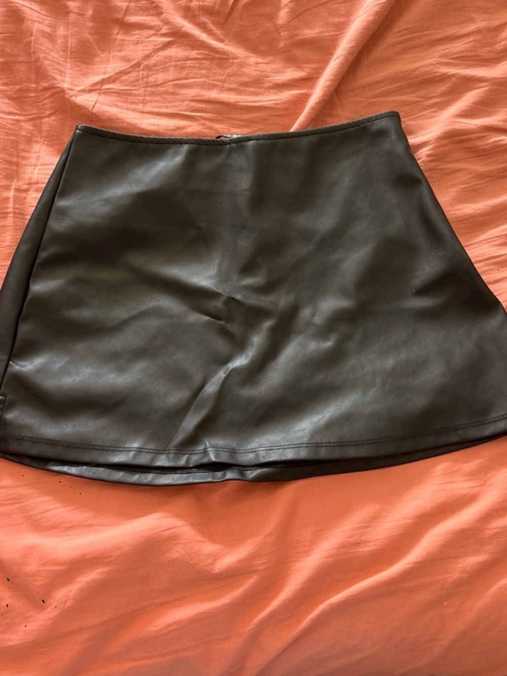 wild fable Black Faux Leather Mini Skirt